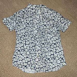 Boys J Crew button down floral shirt